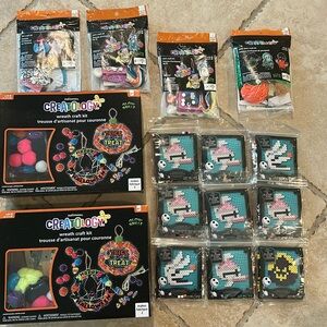 Lot of 15 Creatology & Perler Bead Nightmare Before Christmas Halloween Crafts